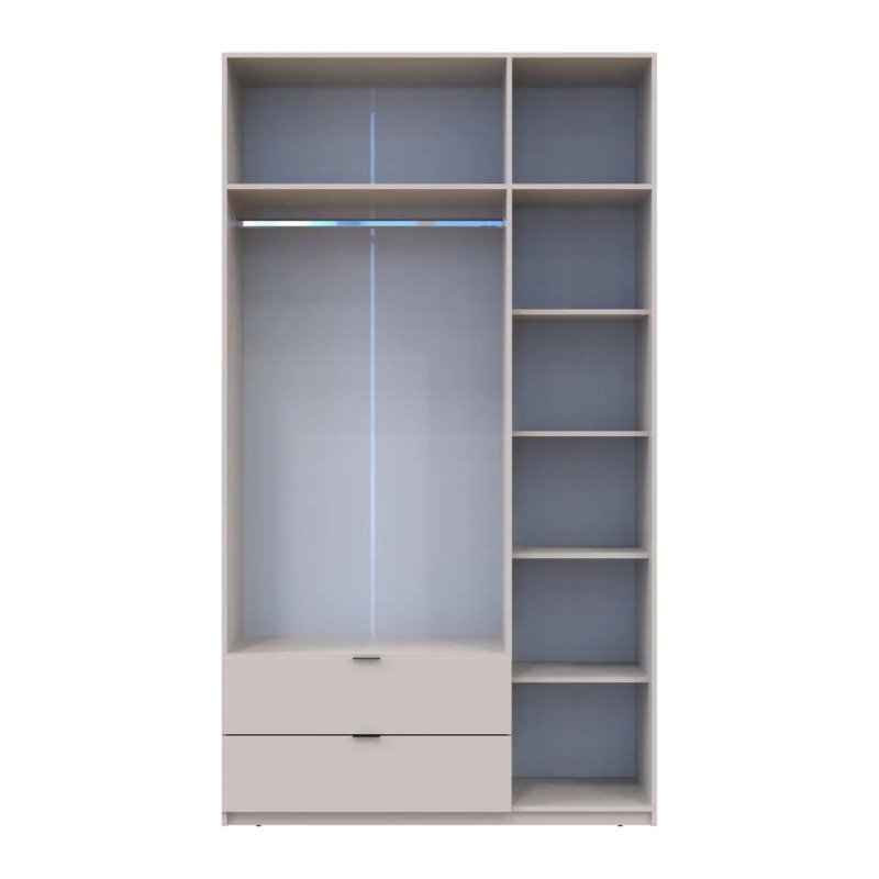 Розпашна Шафа для одягу Doros Лукас Кашемір 3ДСП 135х50х240 (80737802)