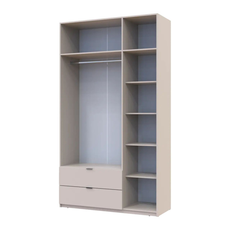 Розпашна Шафа для одягу Doros Лукас Кашемір 3ДСП 135х50х240 (80737802)