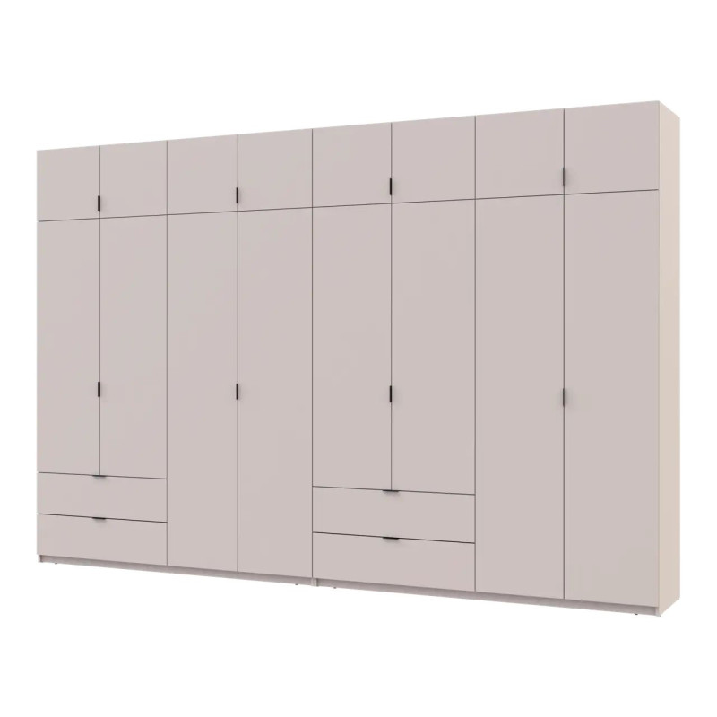 Розпашна Шафа для одягу Doros Лукас Кашемір 4+4 ДСП 360х50х240 (42005144)