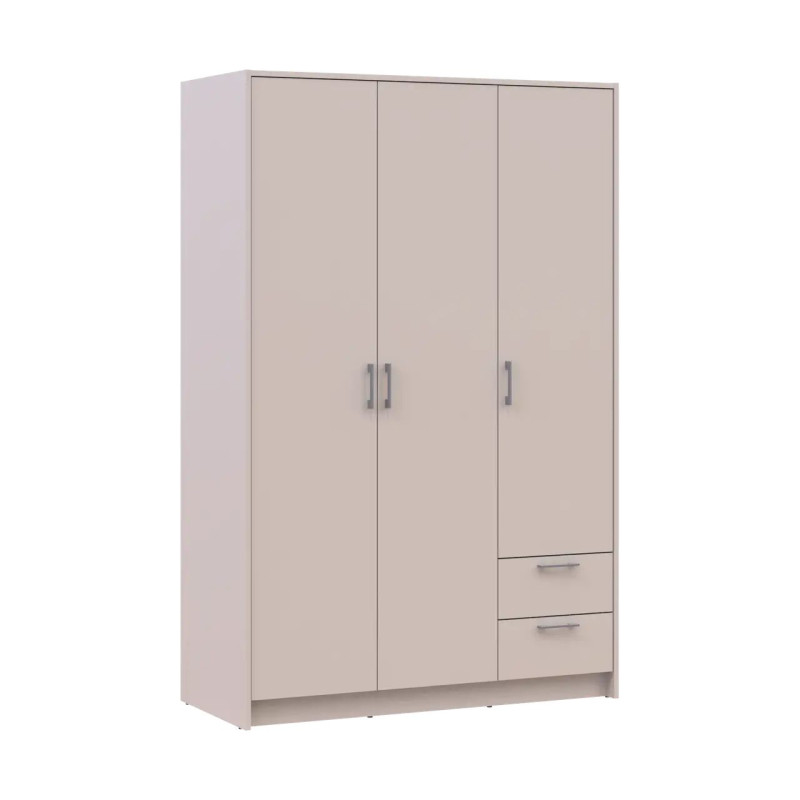 Шафа для одягу Doros Ронді Кашемір 3 ДСП 121х52х195 (80738472)
