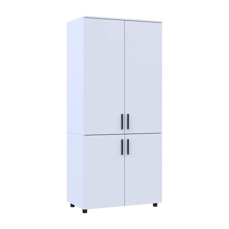 Шафа для одягу Doros Торн Білий 2 ДСП (полиці) 90х51.6х200 (44900436)