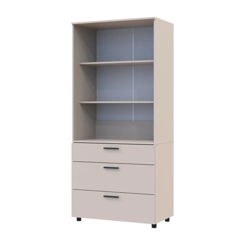 Шафа для одягу Doros Торн Кашемір 2 ДСП/3Ш (полиці) 90х51.6х200 (44900450)