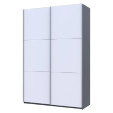 Шафа купе Doros G-Caiser Антрацит/Білий 2 ДСП / 3 частини 160х60х240 (42005410)