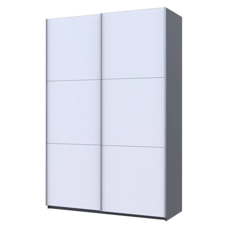 Шафа купе Doros G-Caiser Антрацит/Білий 2 ДСП / 3 частини 160х60х240 (42005410)