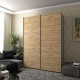 Шафа купе Doros G-Caiser Антрацит/Дуб Евок 2 ДСП / 3 частини 180х60х240 (42005865)