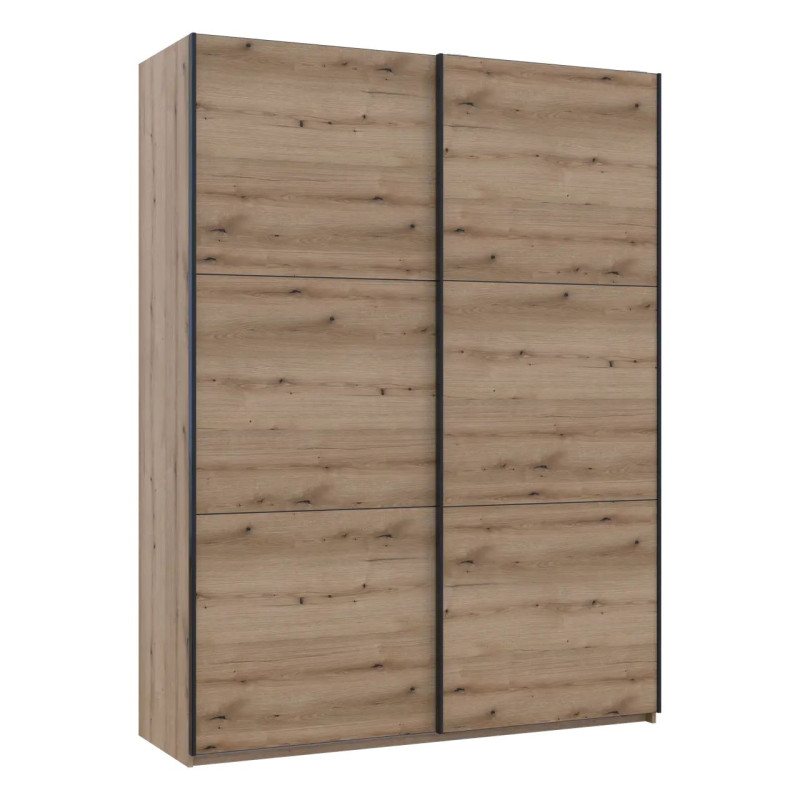 Шафа купе Doros G-Caiser Дуб Евок 2 ДСП / 3 частини 180х60х240 (80737748)