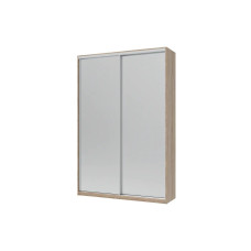 Шафа купе Doros Сіті Лайт Дуб Cонома 2 Дзеркала 150х45х225 (42002038)