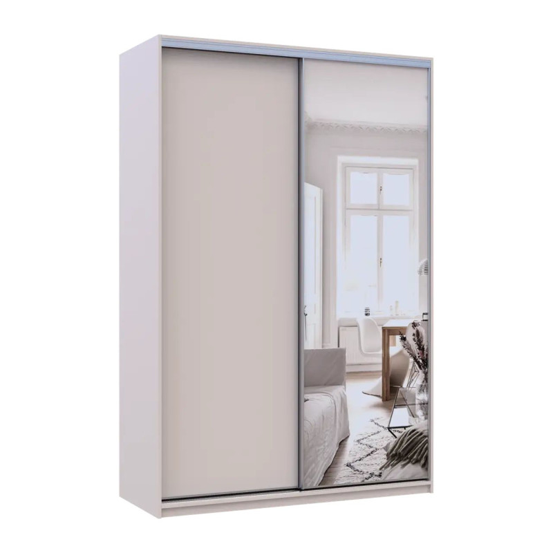 Шафа купе Doros Сіті Лайт Кашемір 1 ДСП / 1 дзеркало 150х60х225 (80736353)