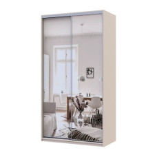 Шафа купе Doros Сіті Лайт Кашемір 2 Дзеркала 120х60х225 (80736341)