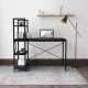 Комп'ютерний стіл Loran в стилі Loft чорний