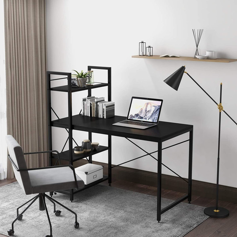 Комп'ютерний стіл Loran в стилі Loft чорний