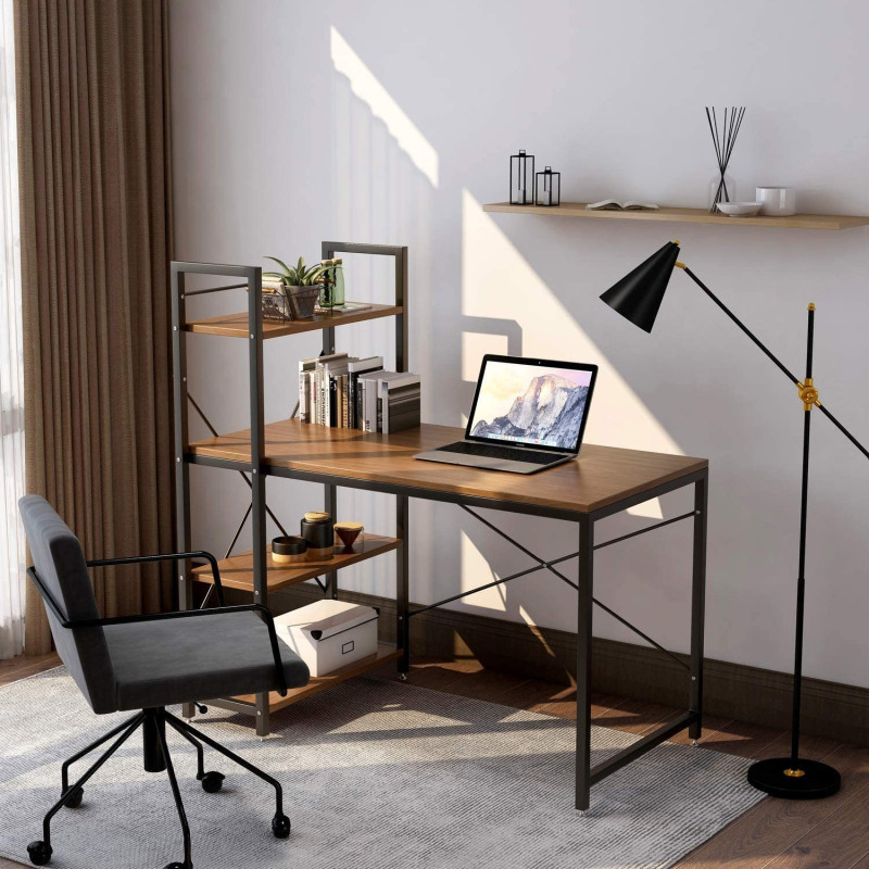 Комп'ютерний стіл Loran в стилі Loft коричневий