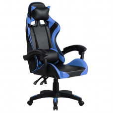 Крісло комп'ютерне ігрове GAMER PRO JAGUAR (синє)